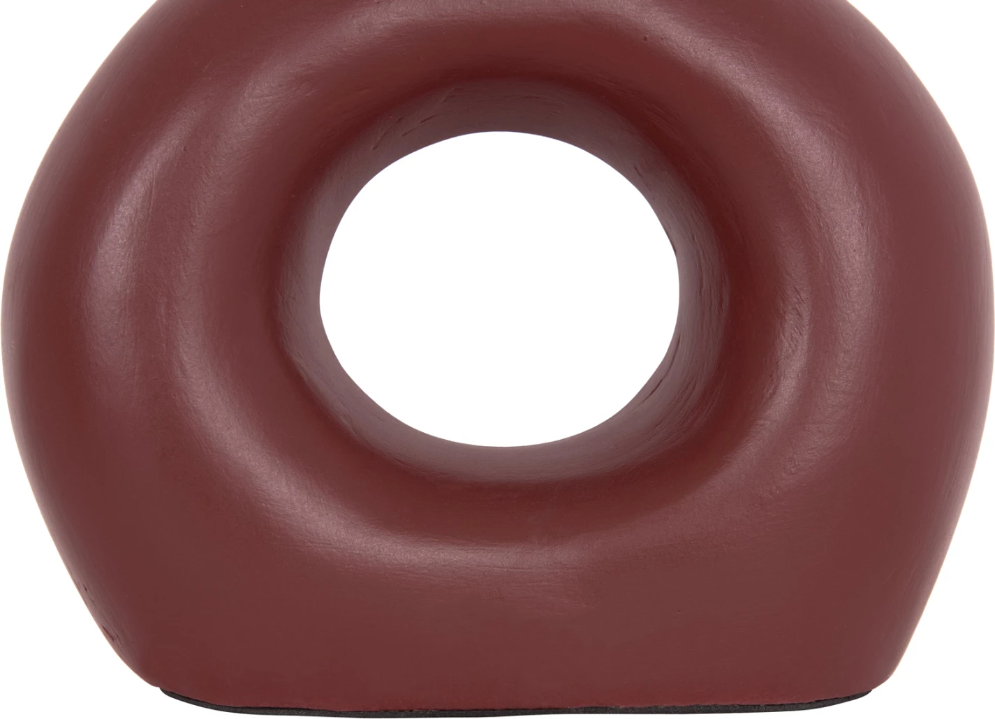 Vazo dekorative tavoline FIORIN, terrakotë, ngjyrë e kuqe maron, FH4666.03S, 21x7.5x31cm