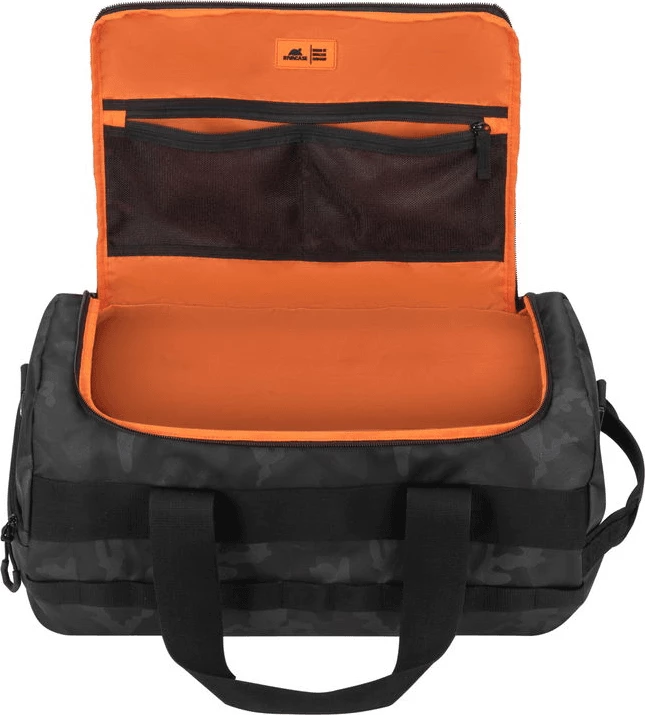 çantë sportive ushtarake RIVACASE Sherwood 7641 30L, rezistente ndaj ujit, Navy camo