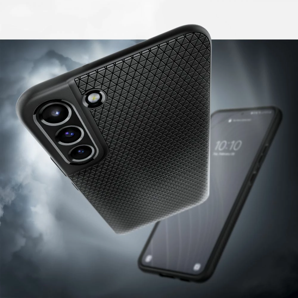 Mbështjellës Spigen Liquid Air për Samsung Galaxy S22, Matte Black