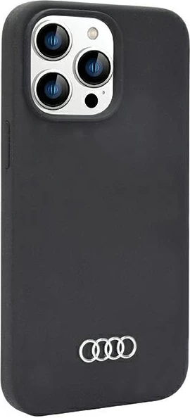 Mbështjellës Audi Silicone Case për iPhone 14 Pro 6.1", i zi