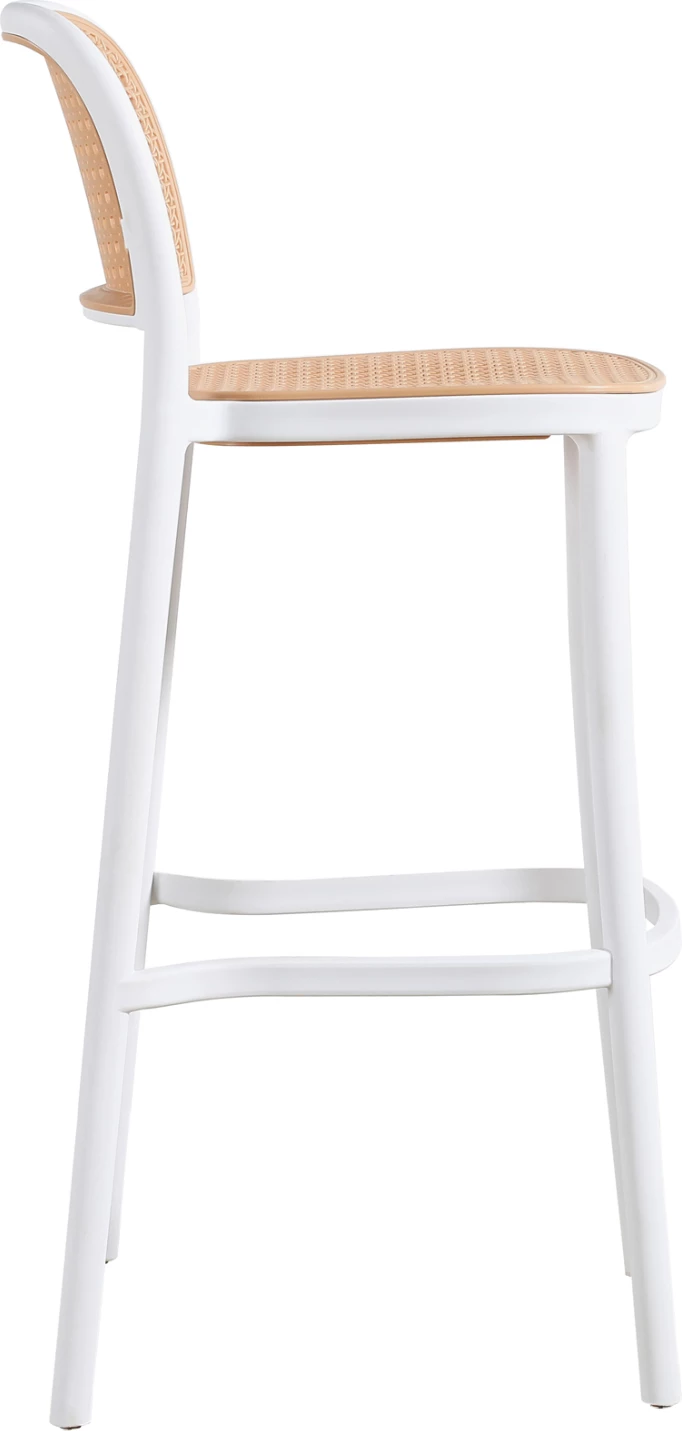 Karrige për bar FH5939.01 polipropilenë bardhë-bezhë 41x53x103H cm