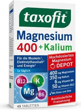 TAXOFIT MAGNESIUM + KALIUM TAB 30