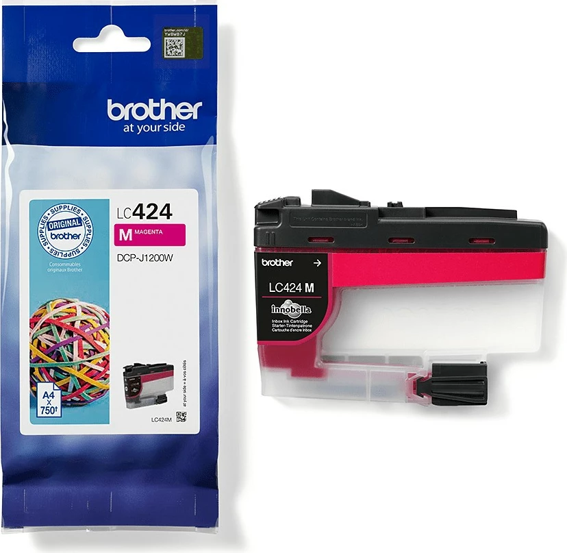 Toner Brother LC424M, 200 faqe, Magenta