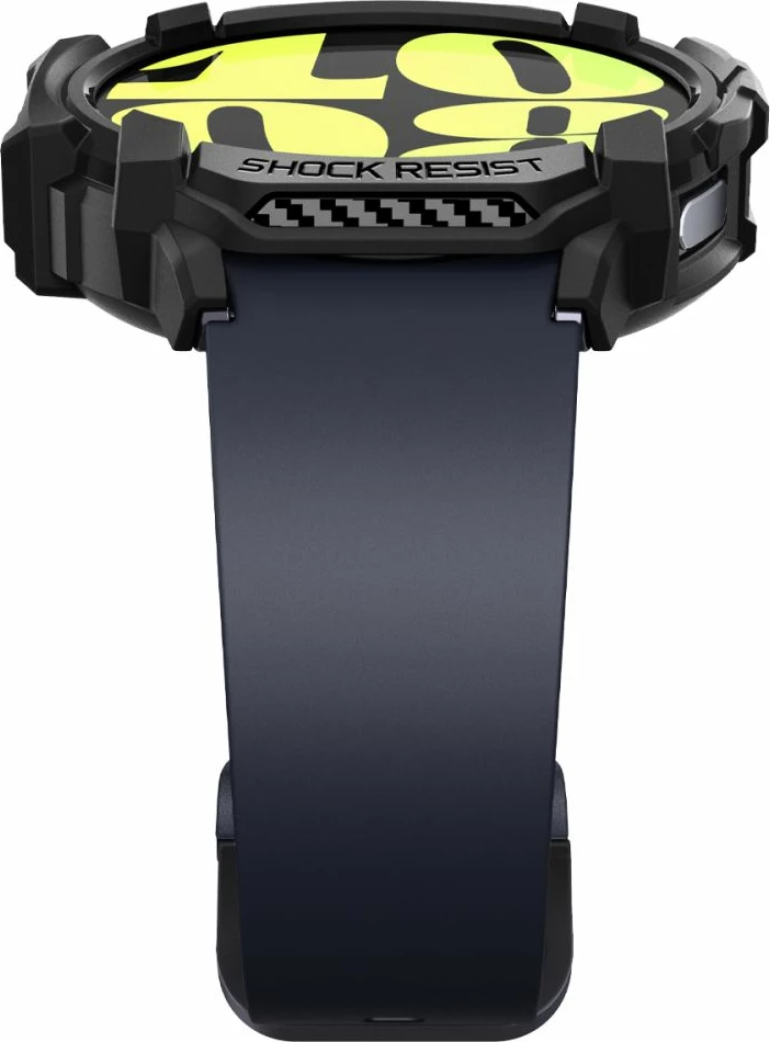 Mbështjellës Spigen Rugged Armor për Samsung Galaxy Watch 7, 44mm, i zi