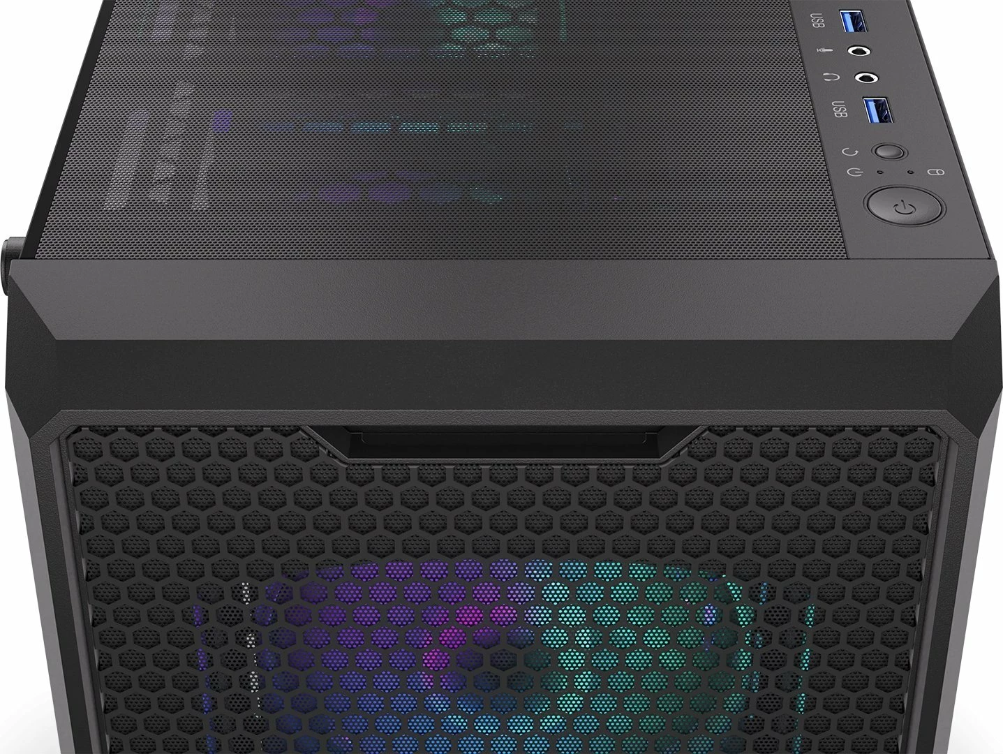 Kasë Endorfy Regnum 400 ARGB (EY2A009) Midi Tower ATX, panel xhami i temperuar, 4x 120mm PWM ARGB fan, e zezë
