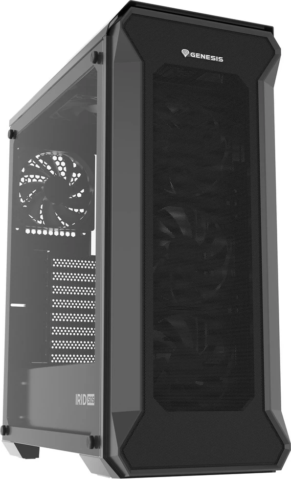 Kasë GENESIS Irid 505F Midi Tower, e zezë