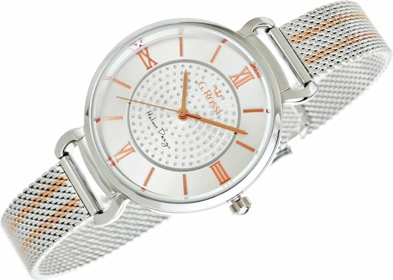 Orë dore për femra G.Rossi, argjend-roze