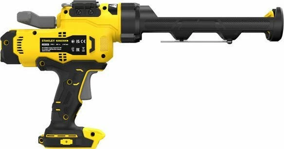 Pistoletë silikoni me bateri Stanley FATMAX V20 SFMCE600B-XJ 18V, 250 kg, 6 shpejtësi, pa bateri/karikues, e verdhë/zezë