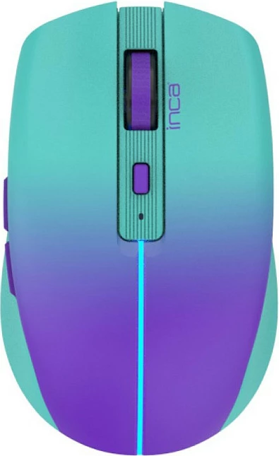 Maus Inca IWM-511RM, wireless & Bluetooth, 1600 DPI, 6D, blu/vjollcë