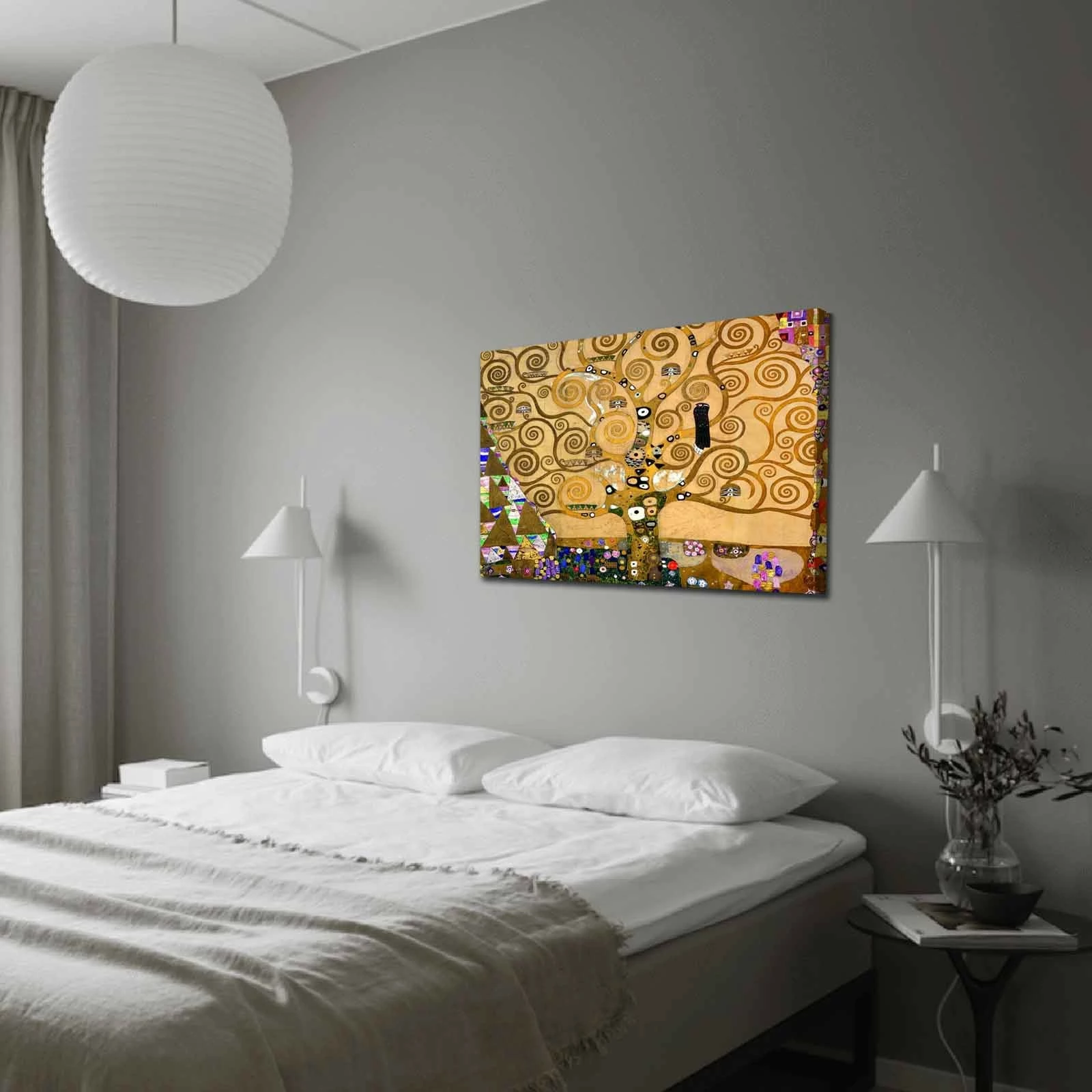 Pikturë dekorative në kanavacë, Pema e Jetës, Gustav Klimt, 70x100cm