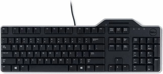 Tastierë Dell KB813 me kabllo USB, US layout, me lexues kartelash smart, e zezë