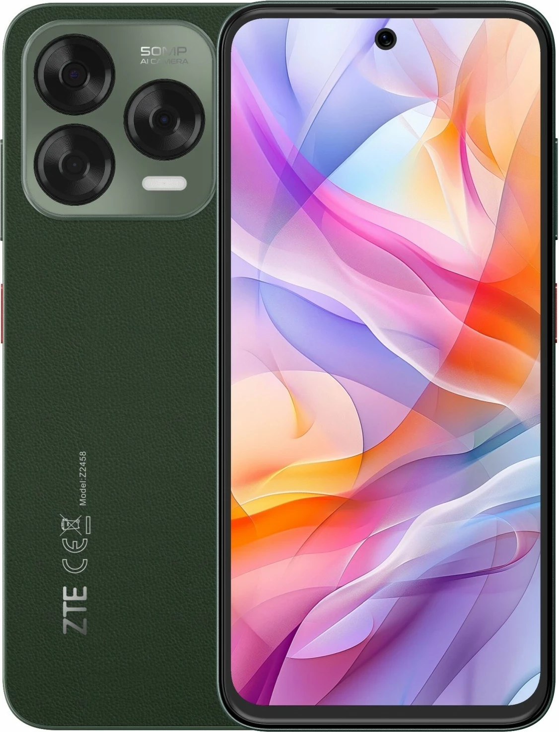 Celular ZTE V70 8/256GB Dual SIM, i gjelbërt