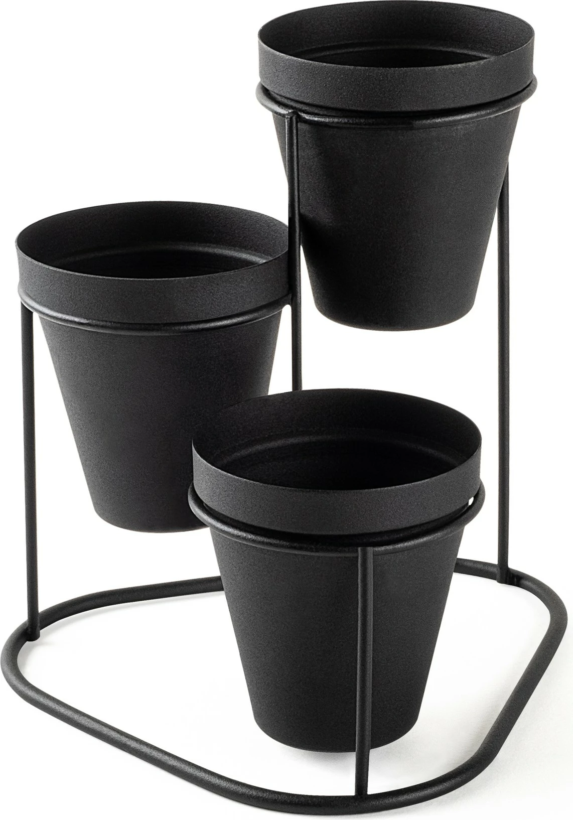 Aksesor dekorativ metalik Aberto Design, GED-014, ngjyrë e zezë