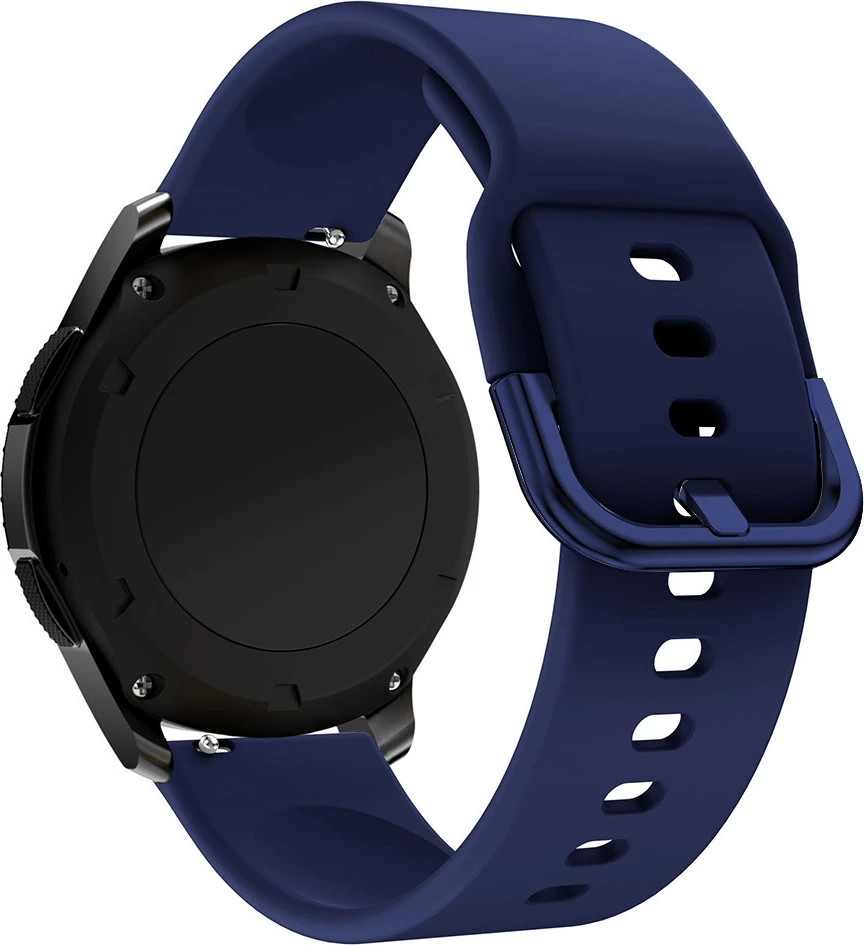 Rrip silikoni, Hurtel, Silicone Strap TYS, 20 mm, për Samsung Galaxy Watch 40/41/42/43/44 mm, blu e errët