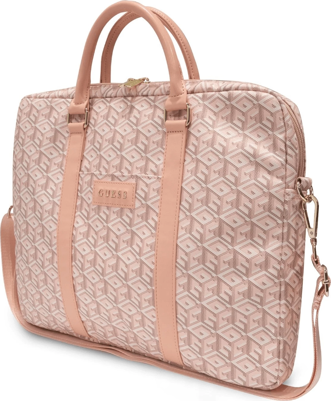 Çantë laptopi Guess GUCB15HGCFSEP 15-16", PU lëkurë, G Cube, rozë