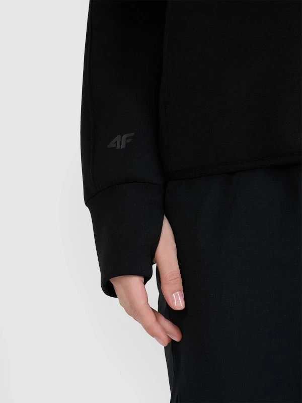 Duks me kapuç për femra 4F, gri