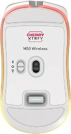 Maus Cherry XTRFY M50 Wireless, 12000 DPI, i bardhë