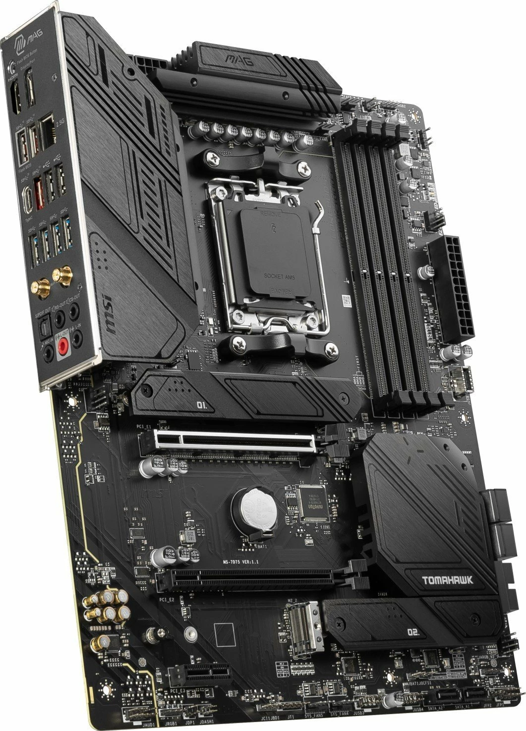 Pllakë amë MSI MAG B650 Tomahawk WiFi, ATX, DDR5 256GB, Wi‑Fi 6E, Bluetooth, 2.5G LAN