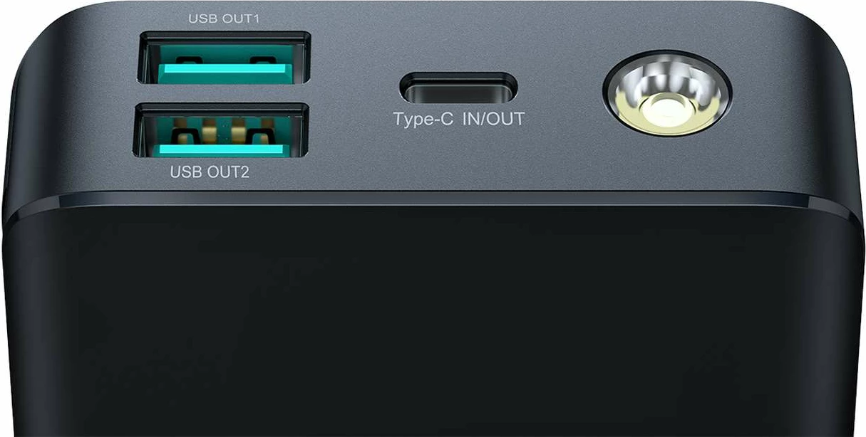 Powerbank Joyroom JR-PBF02, 20000mAh, 30W, me kabllo USB-A në USB-C, e zezë