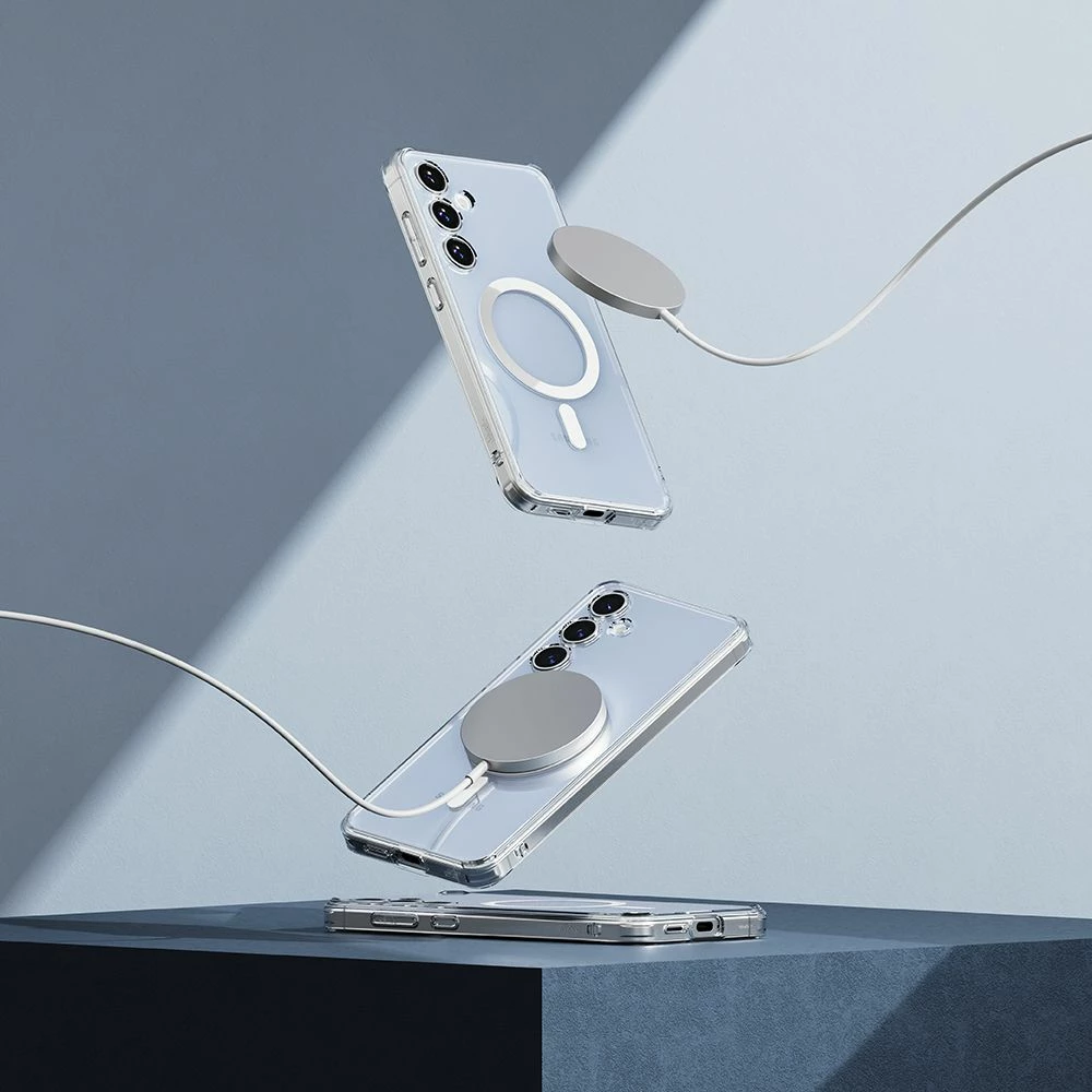 Mbështjellës Ringke Fusion MagSafe për Samsung Galaxy S24 FE, Transparent