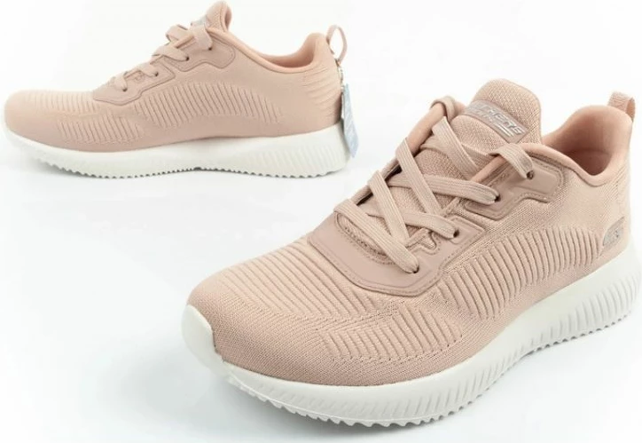 Atlete për femra Skechers, ngjyrë krem