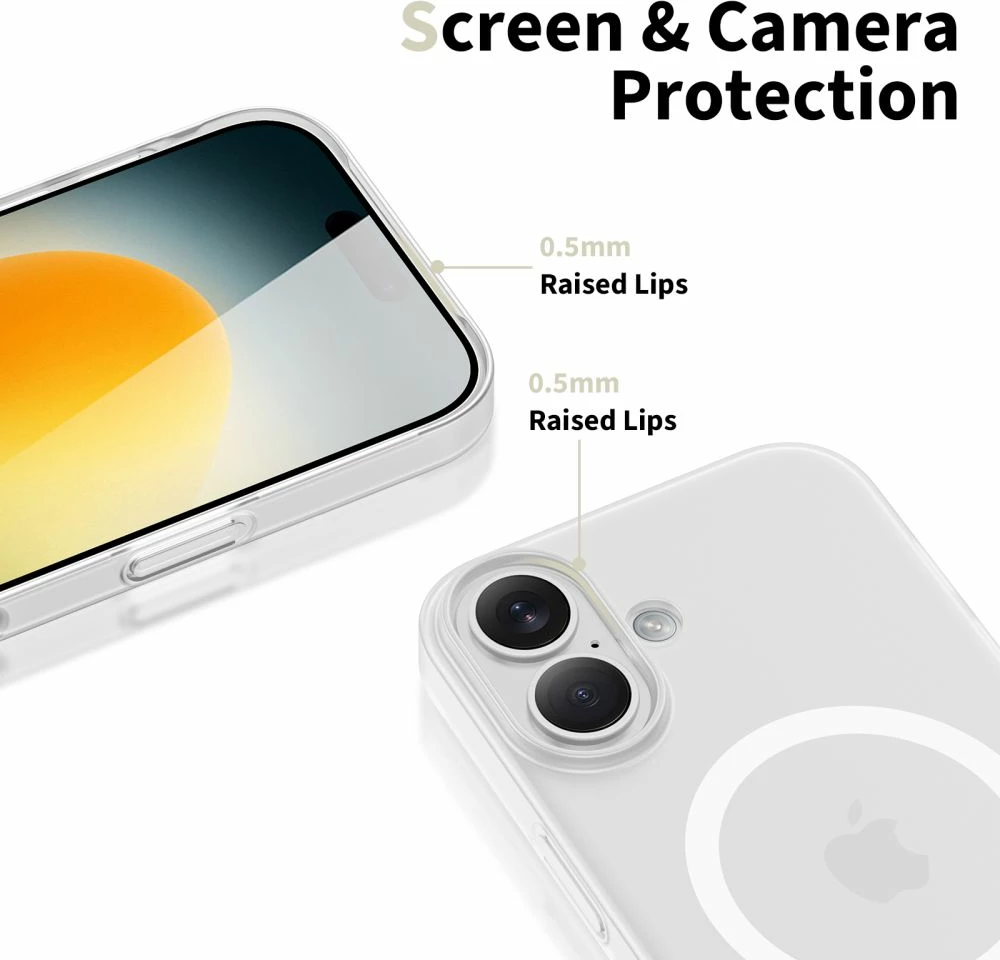 Mbështjellës Tech-Protect MagSlim MagSafe për iPhone 17, bardhë matte, 1 copë