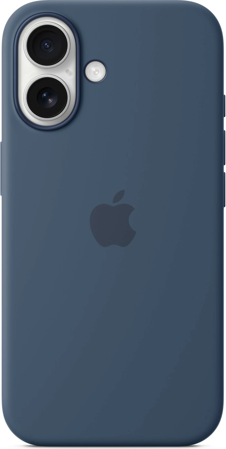 Apple iPhone 16 Silicone Case with MagSafe, Denim