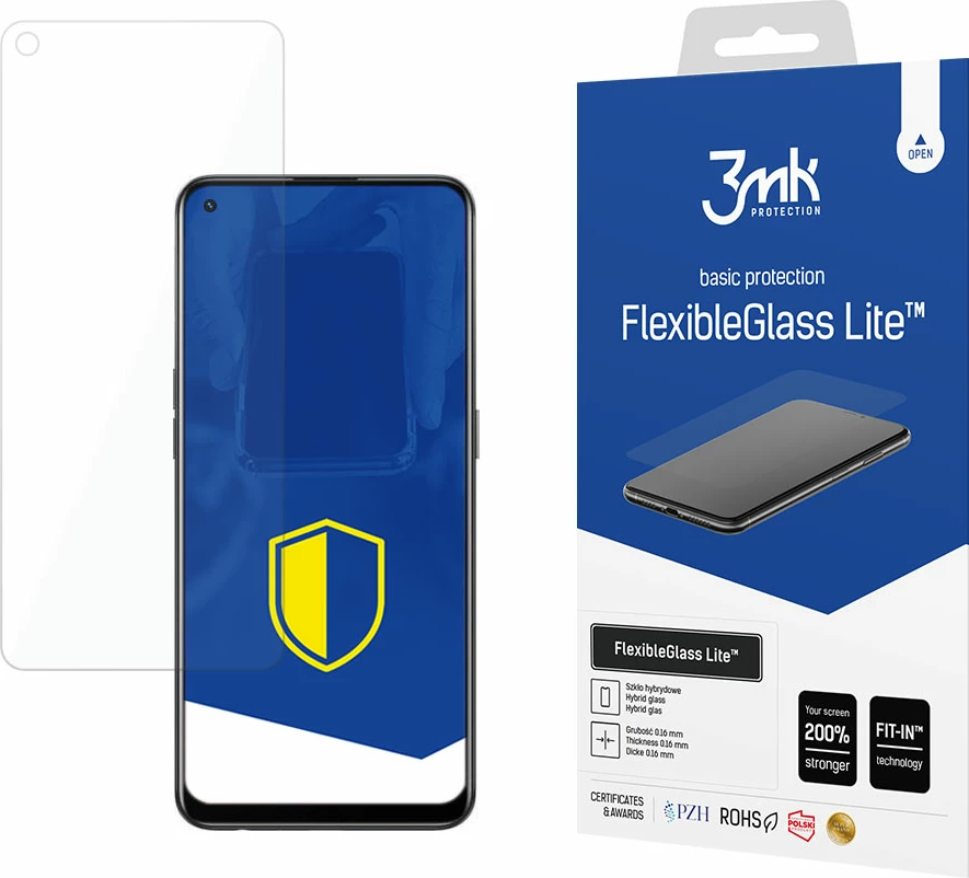 Xham mbrojtës hibrid 3mk FlexibleGlass Lite për Oppo Reno 5 Lite