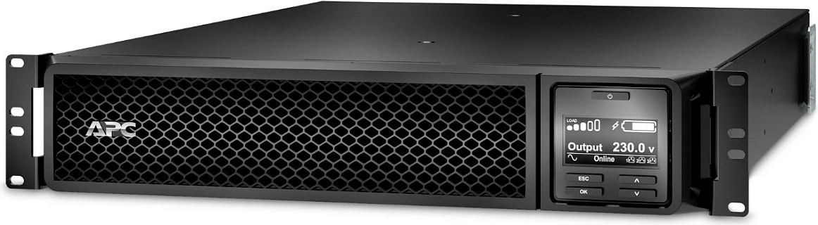 UPS APC Smart-UPS On-Line SRT1500RMXLI-NC, 1500VA/1500W, Rackmount 2U, 6x C13, me NMC, e zezë