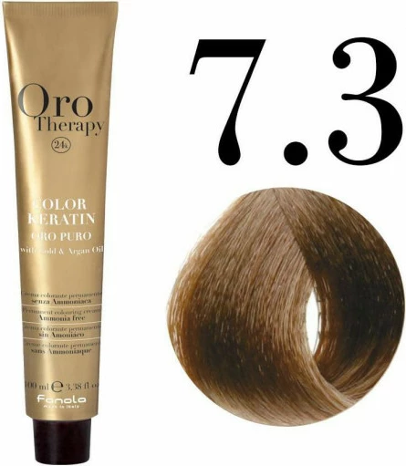 Ngjyrë për flokë Oro 7.3 bionde e artë, 100 ml