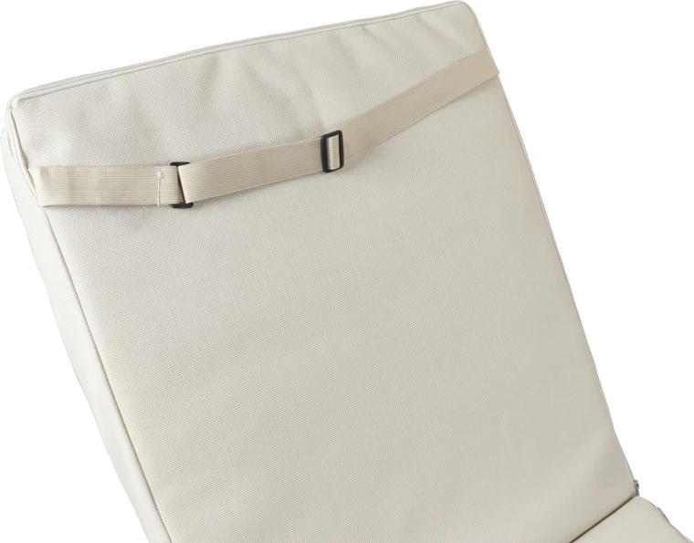 Jastëk Vertian për shezlong, tekstilene, ngjyrë bezhë, 194x58x7cm