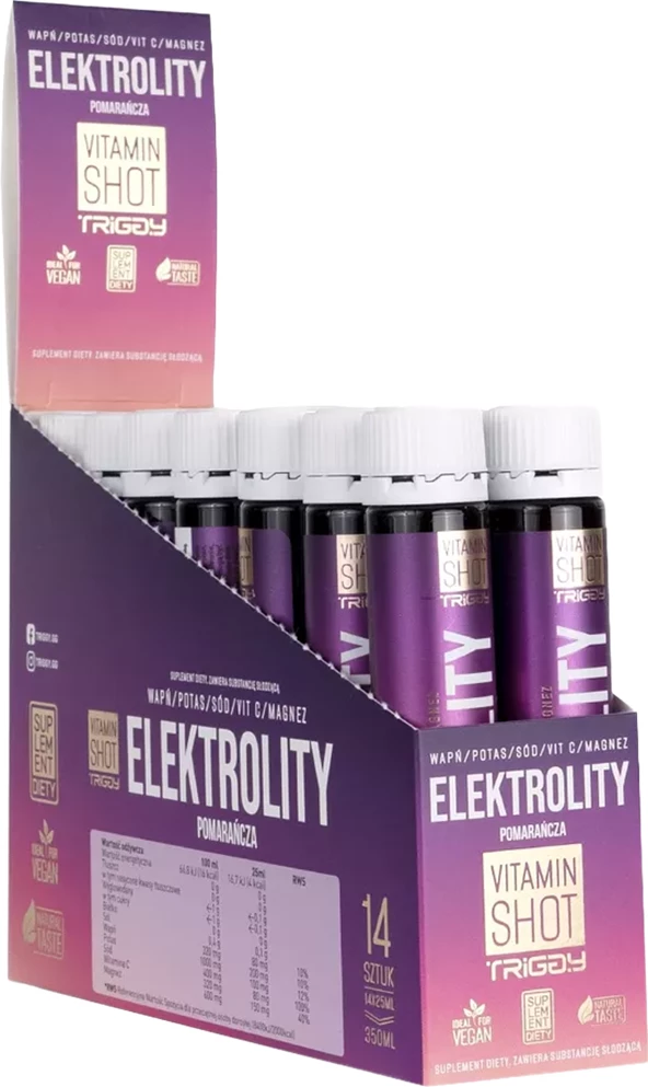Electrolytes Shots – Elektrolite për Hidratim (25ml x 14)