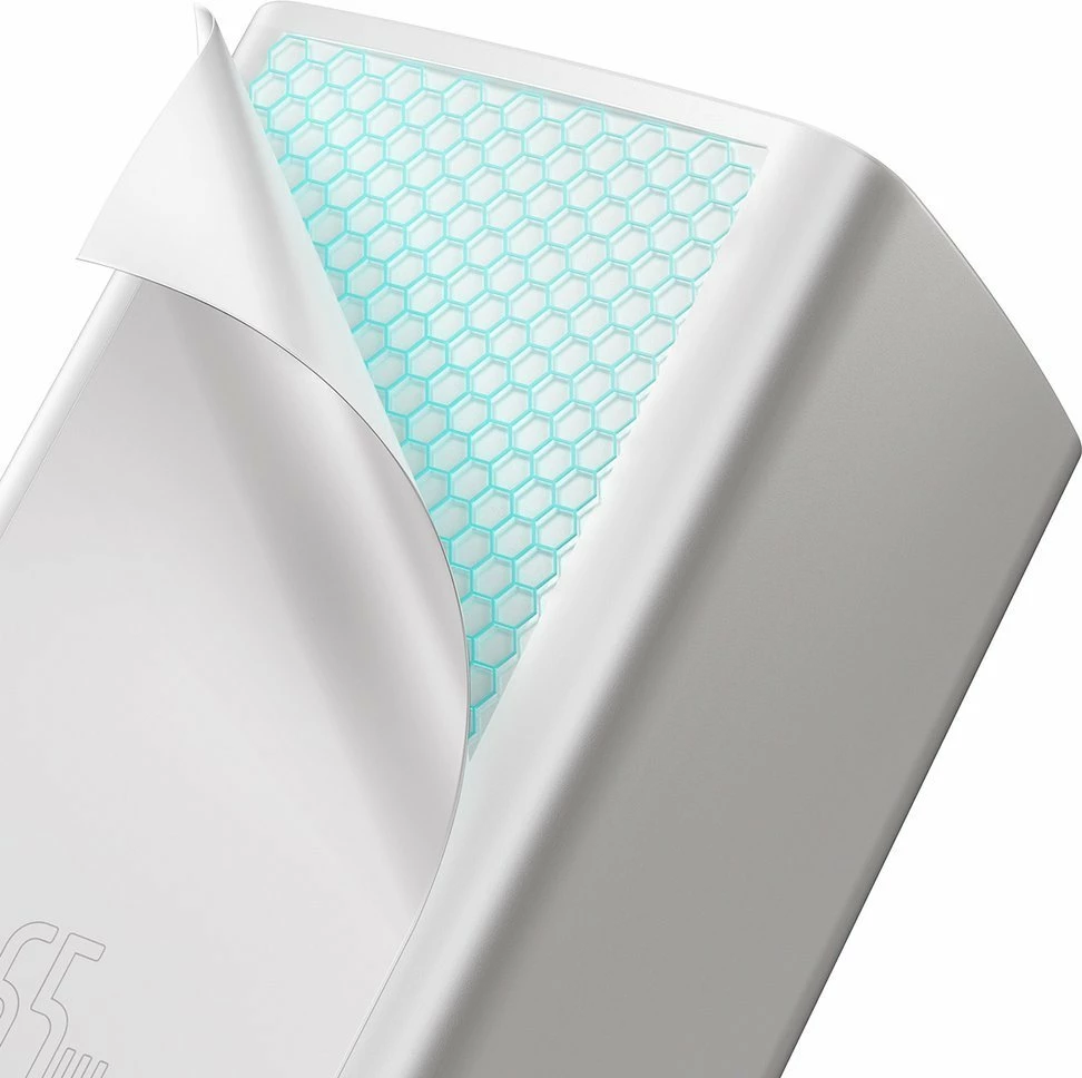 Karikues i shpejtë Baseus GaN2 Lite 65W, USB/USB-C, i bardhë