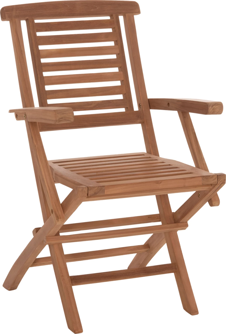 Karrige palosëse për ngrënie jashtë, dru tik, CRANDER FH6377, set prej 2 copë, 53x63x90cm