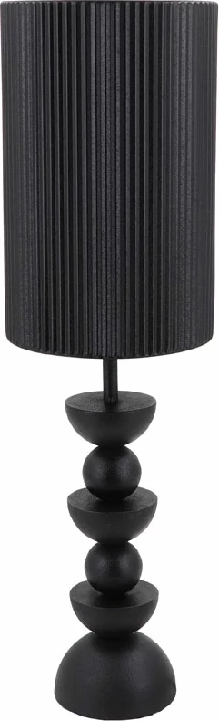 Llambë tavoline UP : DOWN 77, metal i zi, 22x22x77 cm