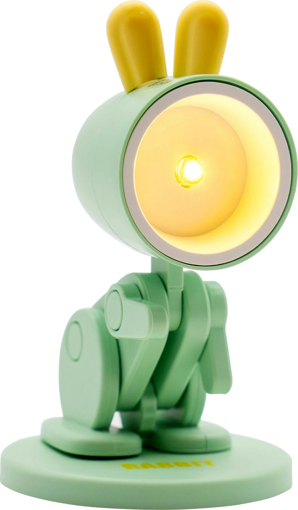 Llambë dore LED RealPower Green Rabbit me bazë rrotulluese, 3x LR41, jeshile/verdhë