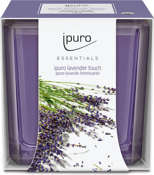 Qiri aromatik levandë IPURO ESSENTIALS, 125gr, 7x7x7cm