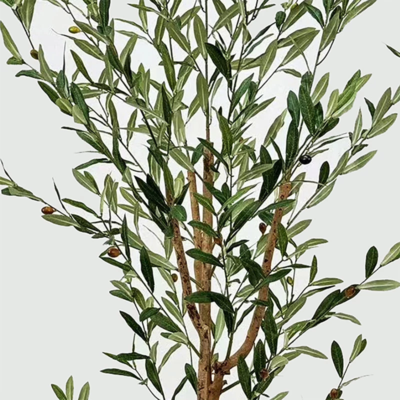 Bimë dekorative në vazo Olia, e gjelbër, 65x55x180cm