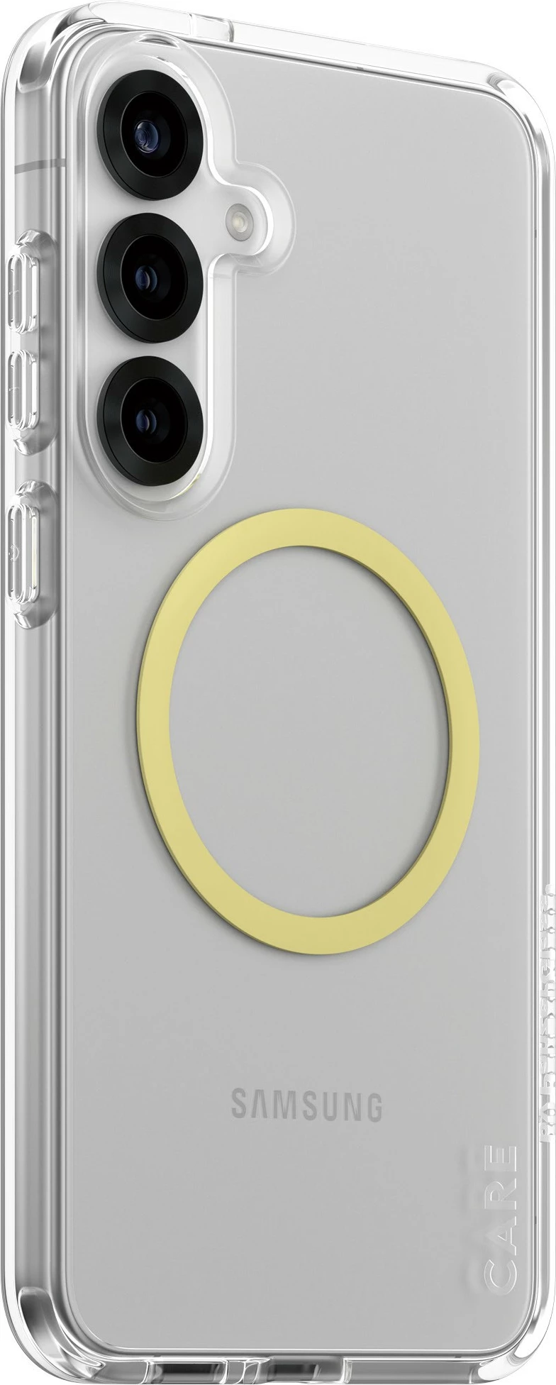 Mbështjellës PanzerGlass CARE Flagship Case Clear Chardonnay QI për Galaxy S25 Plus, transparent