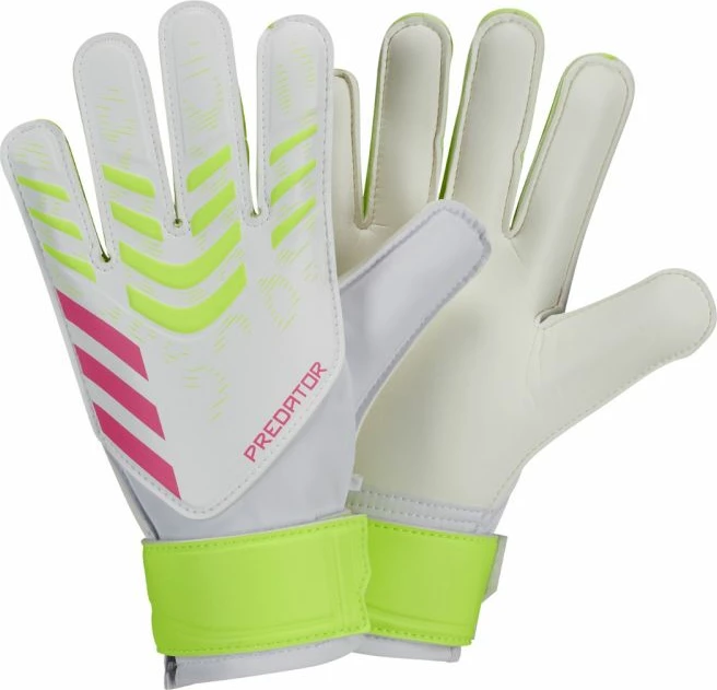 Dorëza portieri për fëmijë adidas, të bardha [Madhësia: 7]