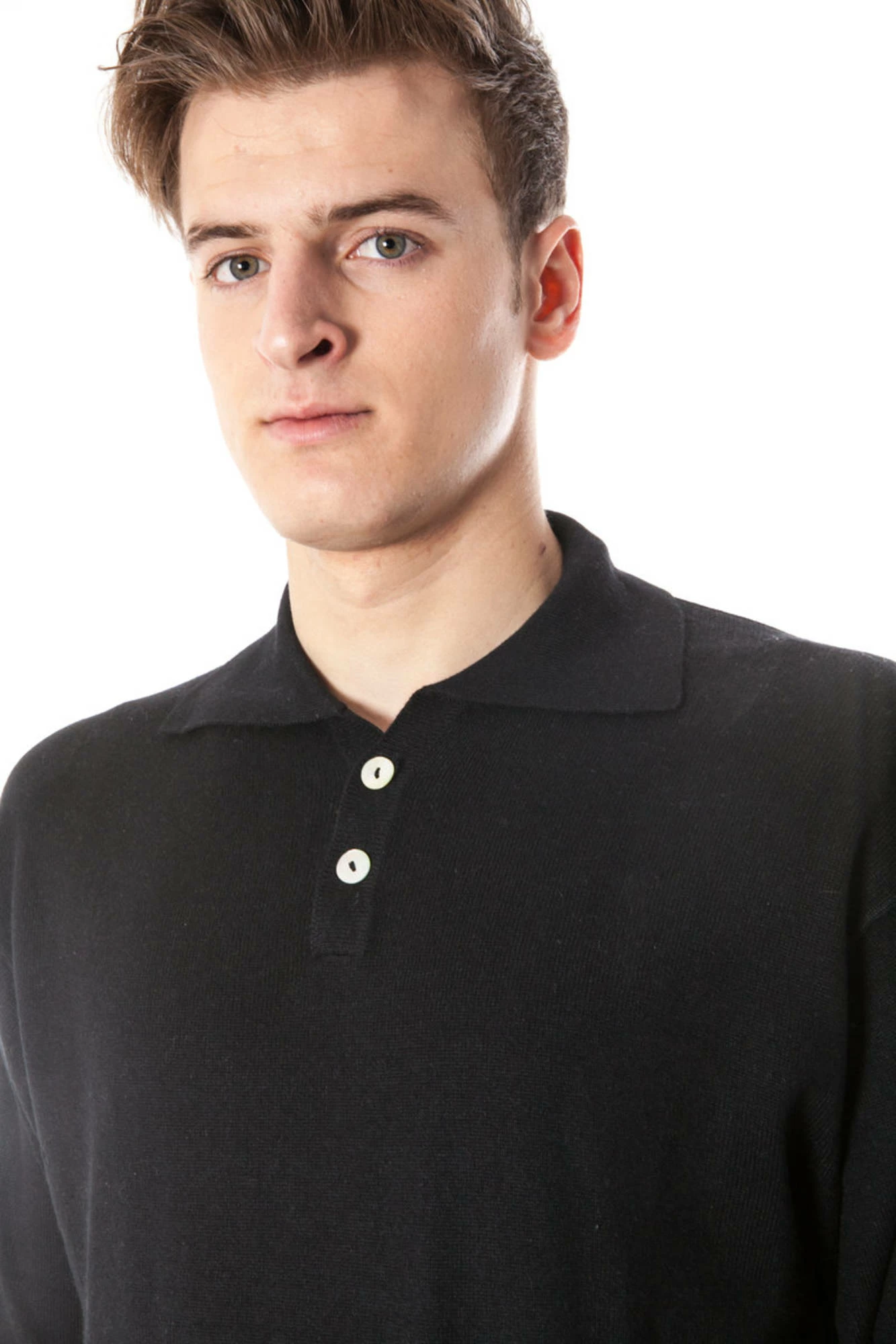 Xhemper polo YUKO meshkuj, të zi