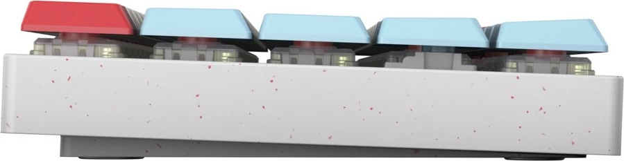 Tastierë Cherry MX-LP 2.1 Compact Wireless, mekanike, RGB LED, e bardhë