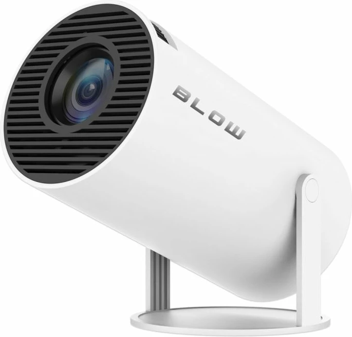 Projektor portabil BLOW AndroidTV HD Cinema, i bardhë