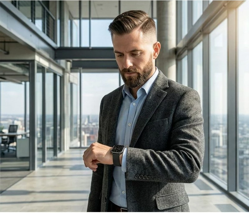 Smartwatch Gravity GT43-5, rrip i zi + byzylyk