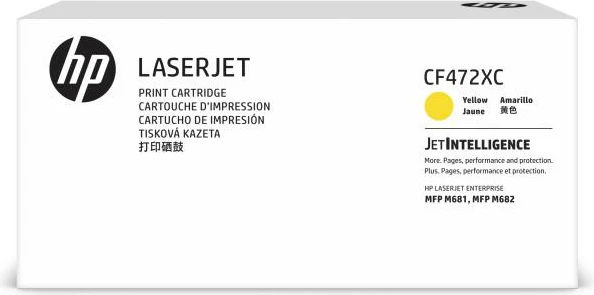 Toner, HP, 657X CF472XC, rendiment 9,800–23,700 faqe, verdhë