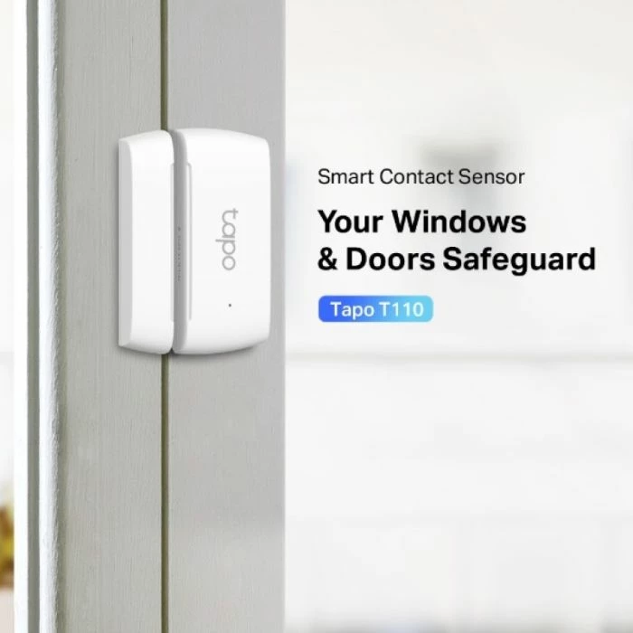 sensor kontakti smart TP-LINK Tapo T110, 868/922 MHz, CR2032, i bardhë 6