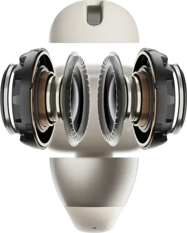 Kufje sportive Shokz OpenDots One E310GY wireless Bluetooth, dizajn i hapur për vesh, gri