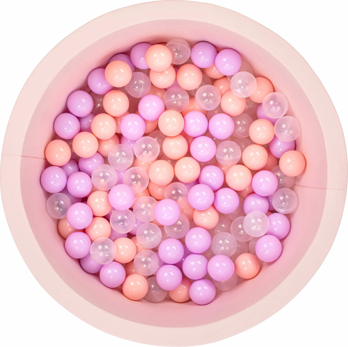 Pishinë me topa për fëmijë, ngjyrë rozë, Bubble Pops v4, Evila Originals