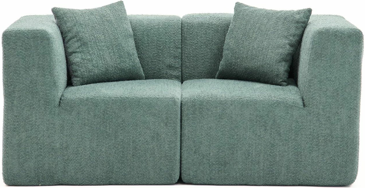Divan dy vendësh, ngjyrë e gjelbër, Atelier del Sofa, Raks