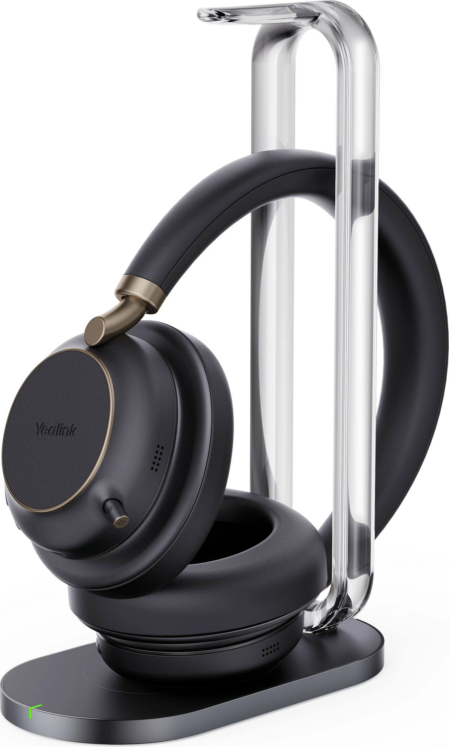Kufje Yealink BH76 Plus me bazë karikimi, Teams, USB-C/A, e zezë